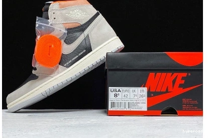 Hyperoad JORDAN 'GREY CRIMSON' AIR AIR - RETRO 1 - OG JORDAN HIGH 0806